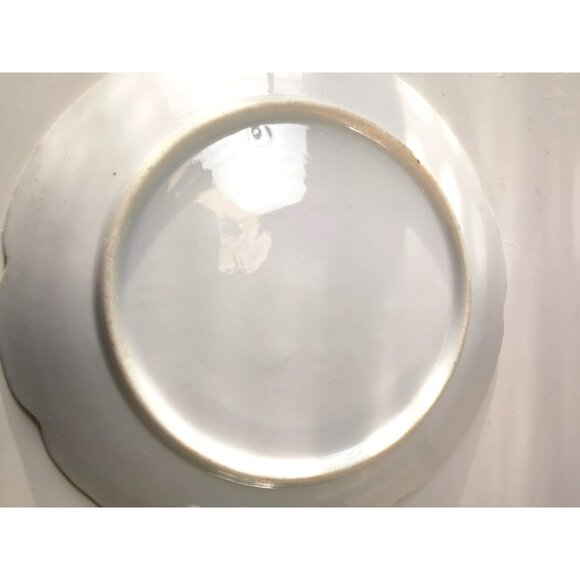 Collector plates 2: Enoch Wedgewood Tunstall blue onion 6 1/8", Unknown 6.75 " - Picture 9 of 9